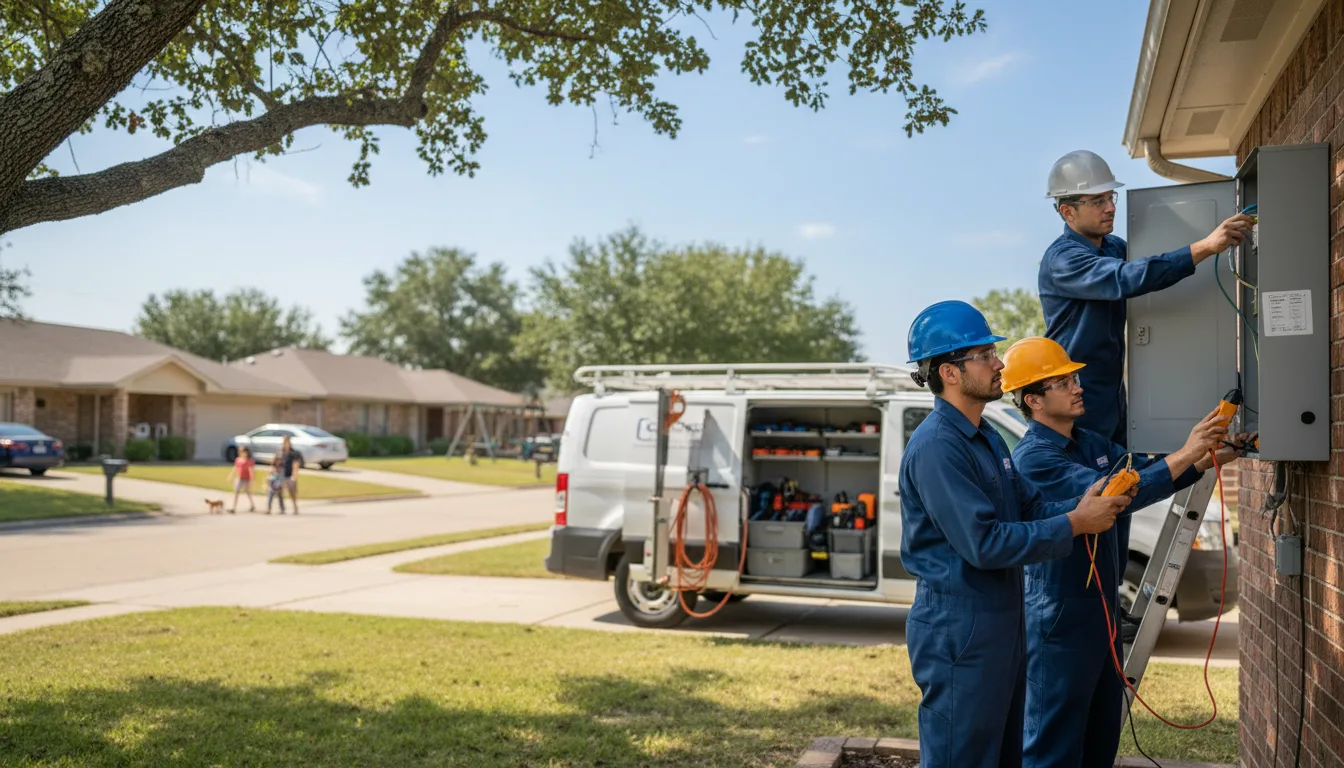 Certified electrician providing emergency electrical services in Sharon, MA